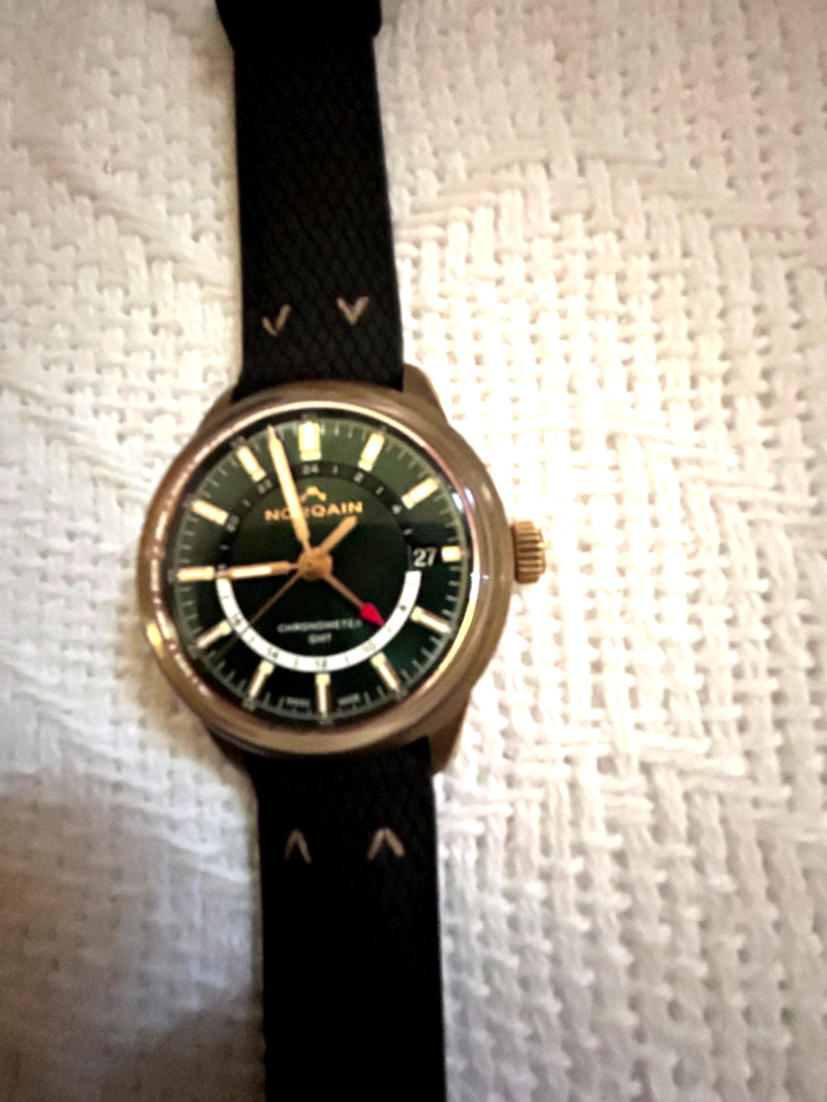Norqain Freedom 60 GMT 40MM Limited Edition, BRONZE 1/300 , TRUE GMT Very rare