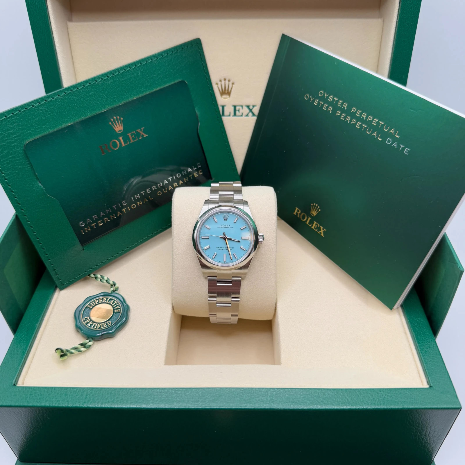 New 2026 Rolex Oyster Perpetual 31mm – Turquoise Dial – Reference 277200