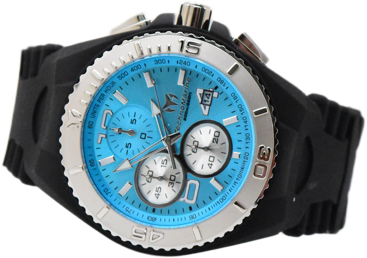 TechnoMarine Cruise JellyFish Men’s 46mm Blue Dial Chrono Watch TM-125041