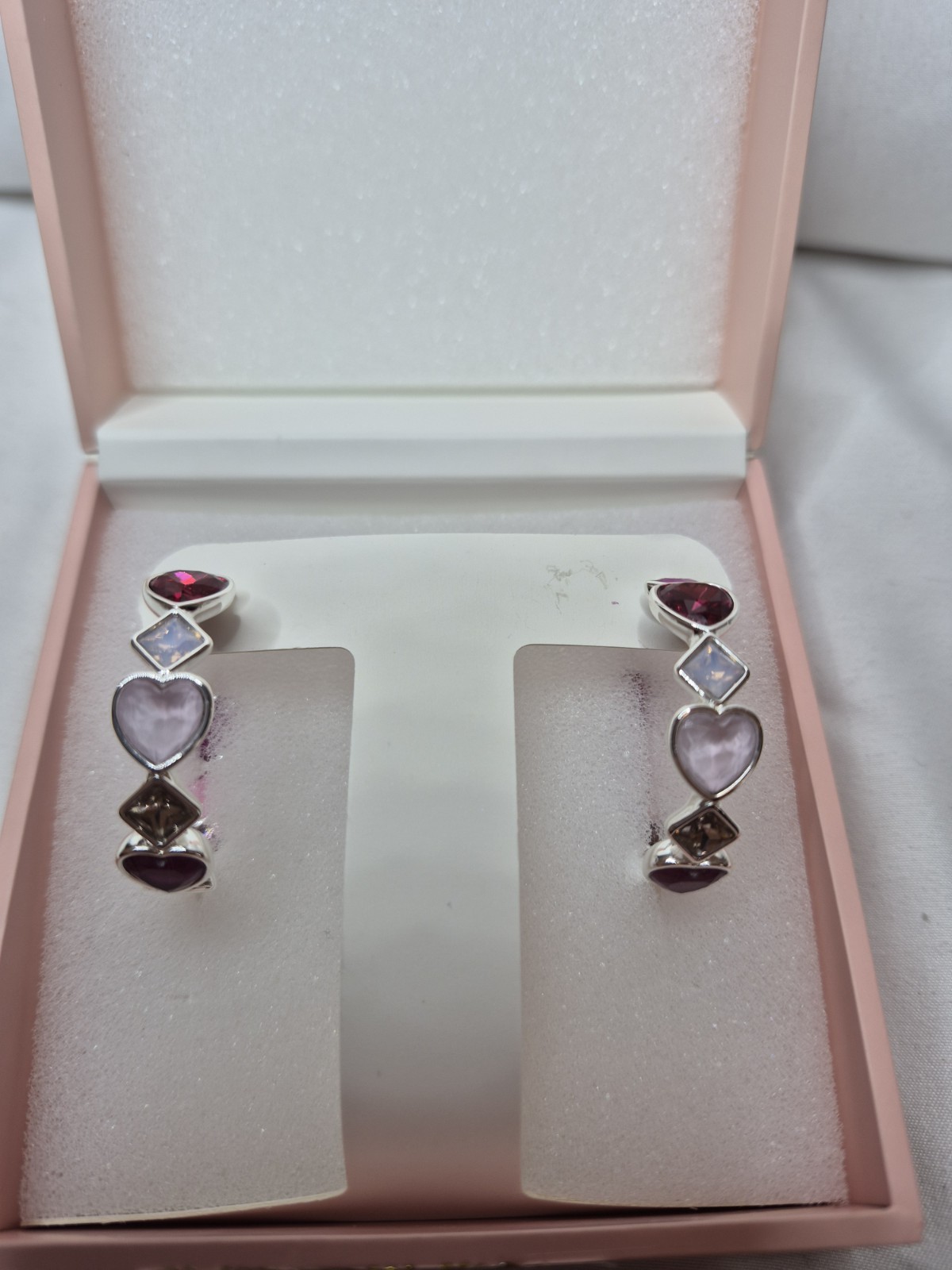 Bomb Party Jewel Candy Earrings “Worldly Opulance” Tahiti Paradise/Silver Plated