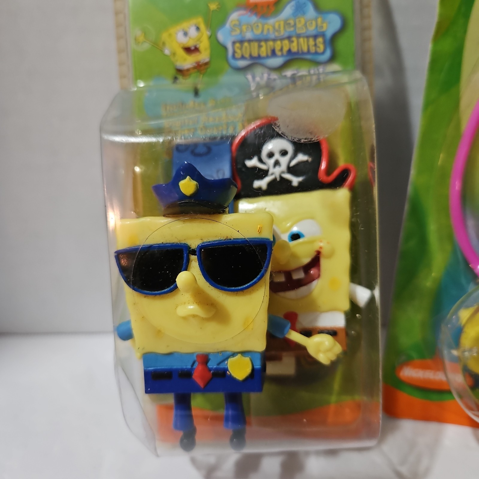 Vintage Spongebob Watch And SpongeBob On Board Suction Cup Plush New