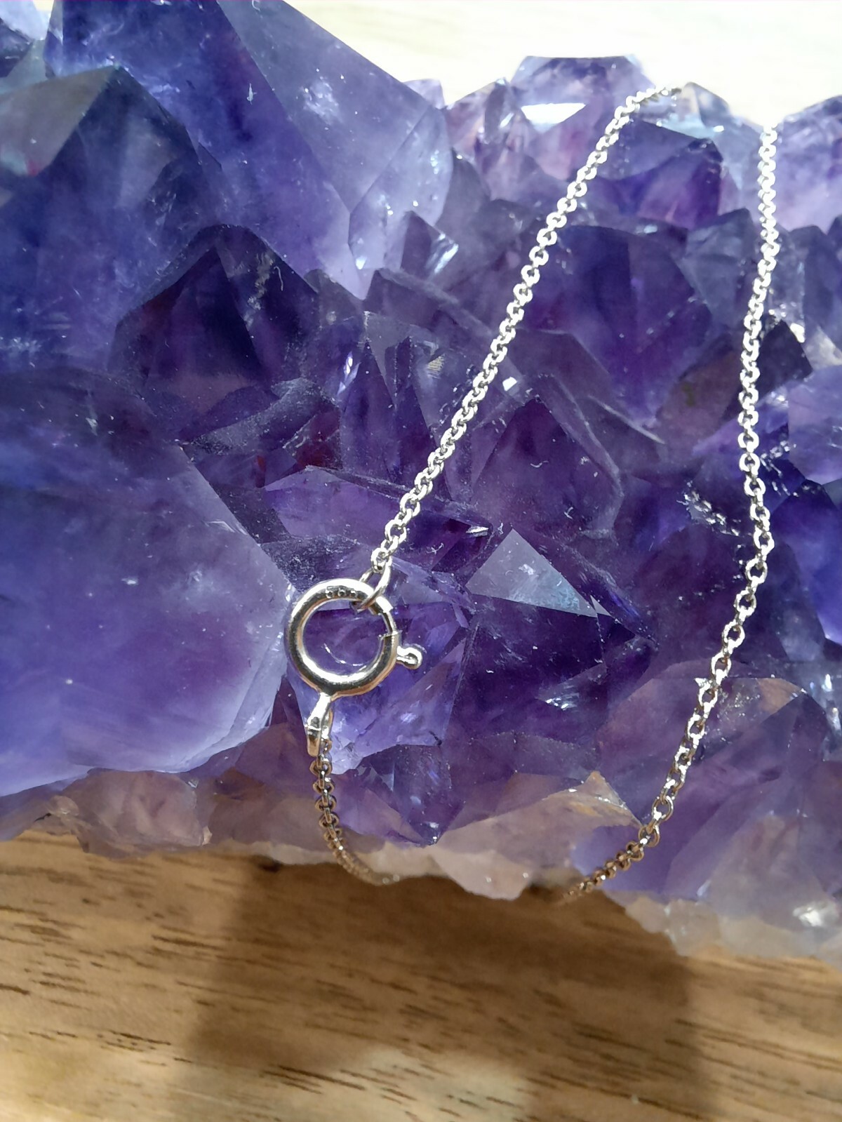 12.5″ 14K White Gold 1.0mm Child’s Rolo Chain Necklace – 0.817 grams