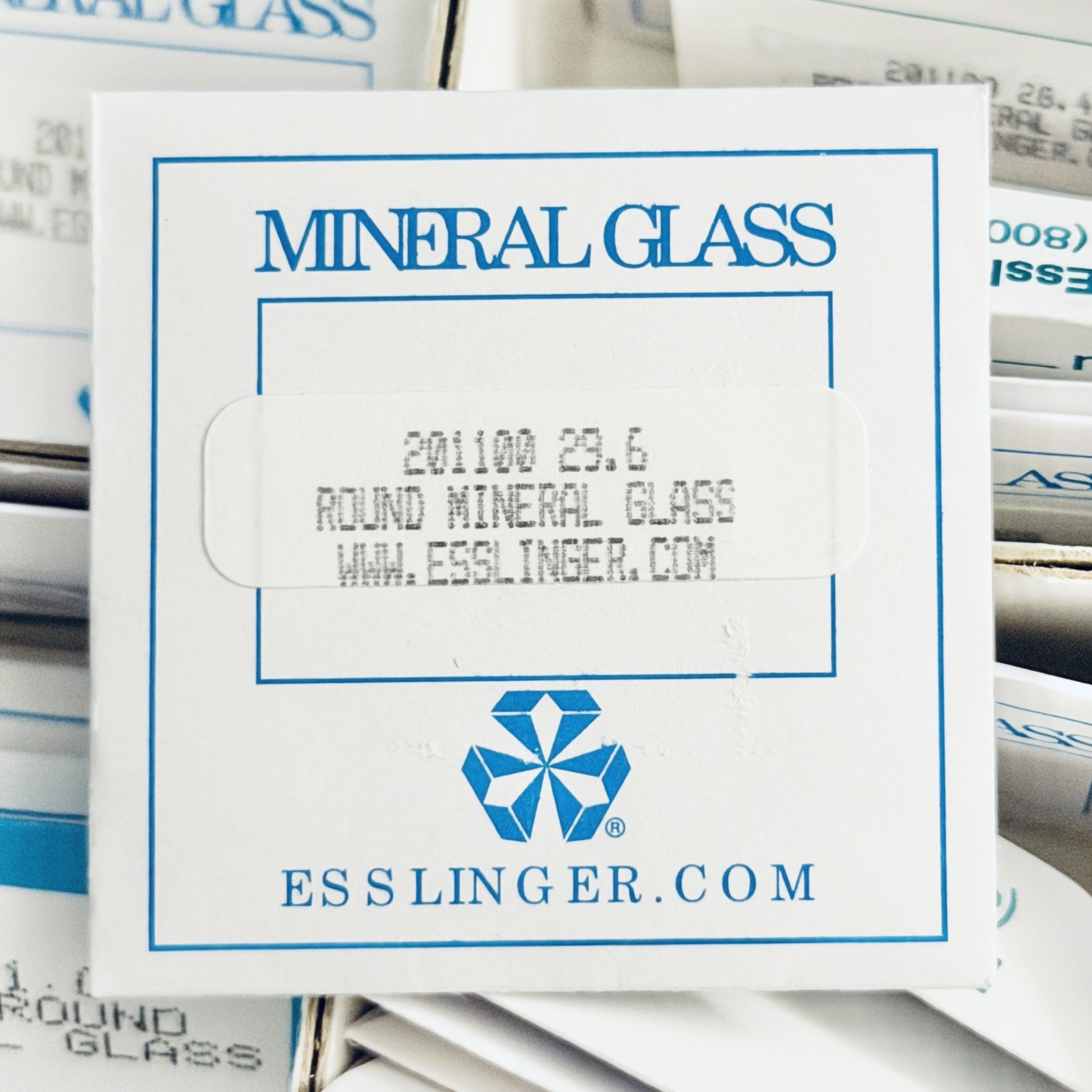 New 29.6 mm x 1 mm Watch Crystal – Flat Round Mineral Glass