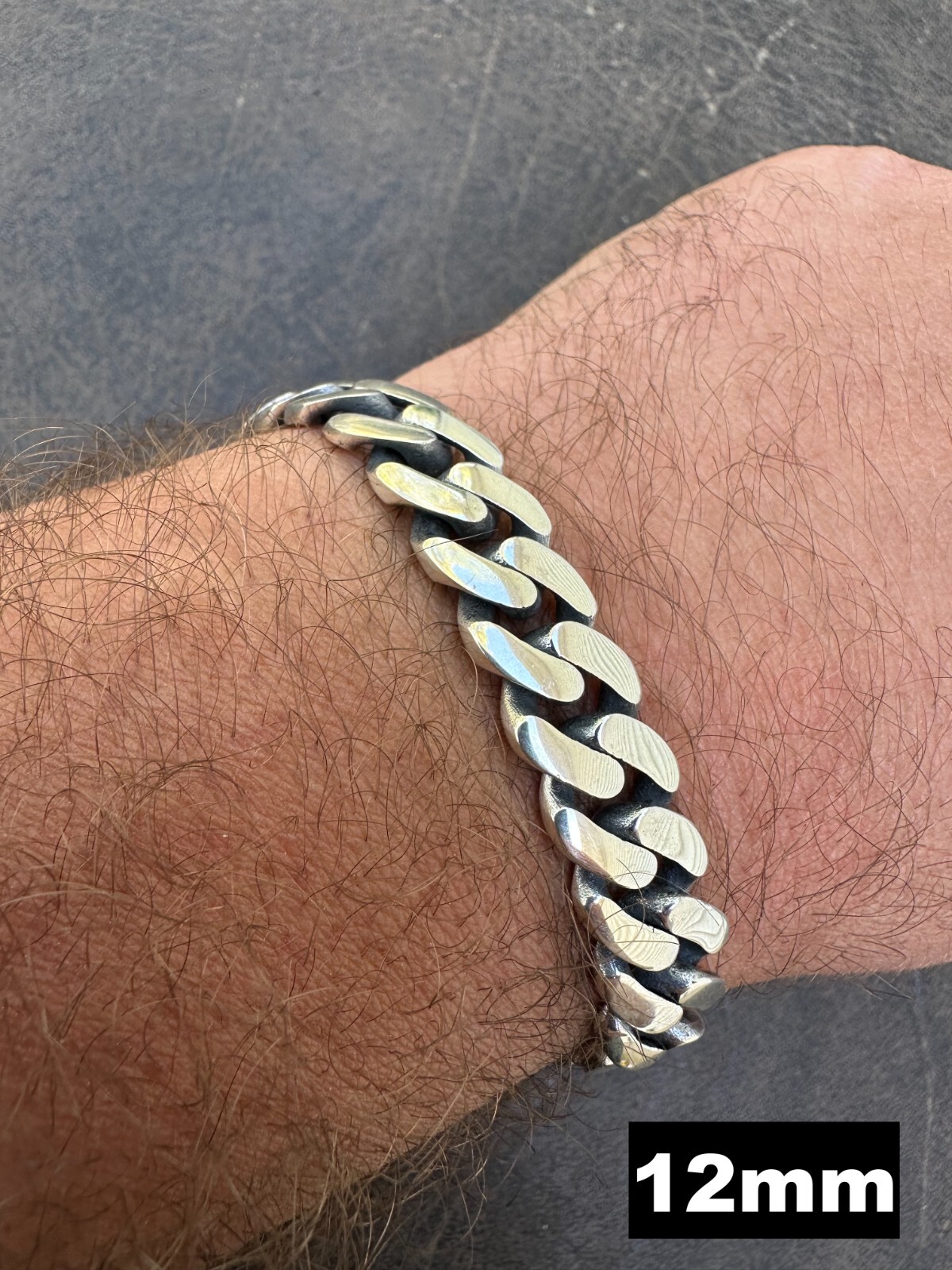 Miami Cuban Link Mens Chain Bracelet Real 925 Sterling Silver Sleek Clasp 6-12mm