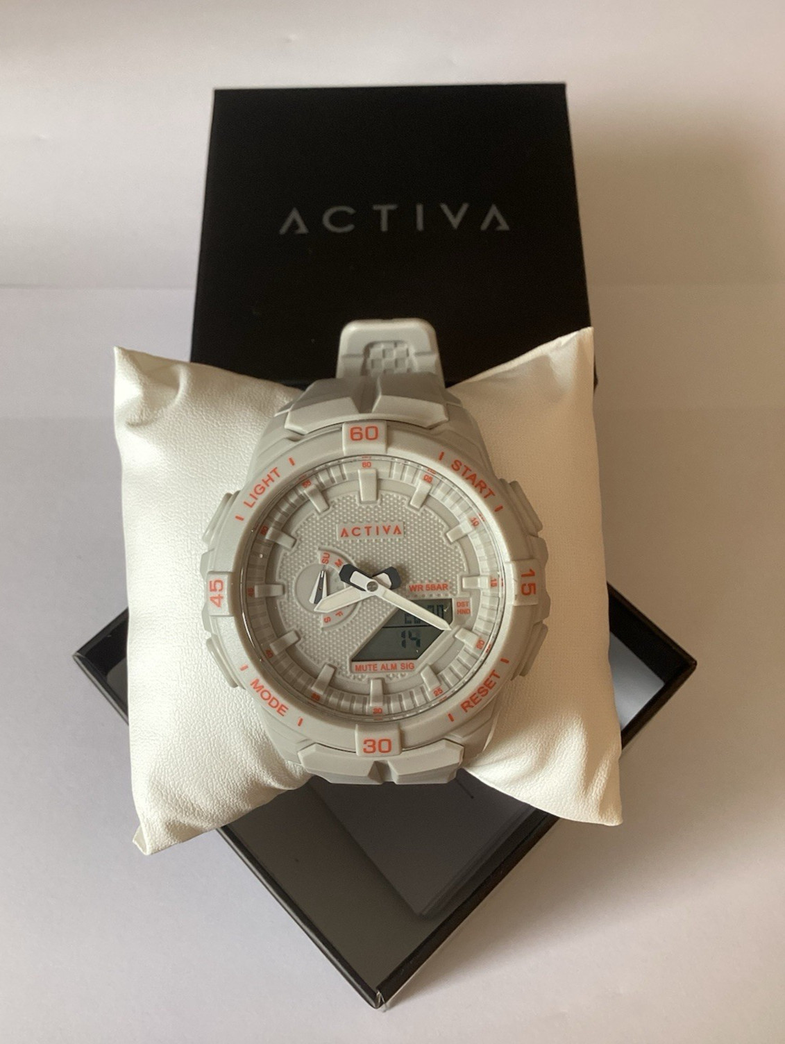 Activa X Invicta Digital Essentials Men’s Watch 53mm Grey ACW2583-002 Brand New