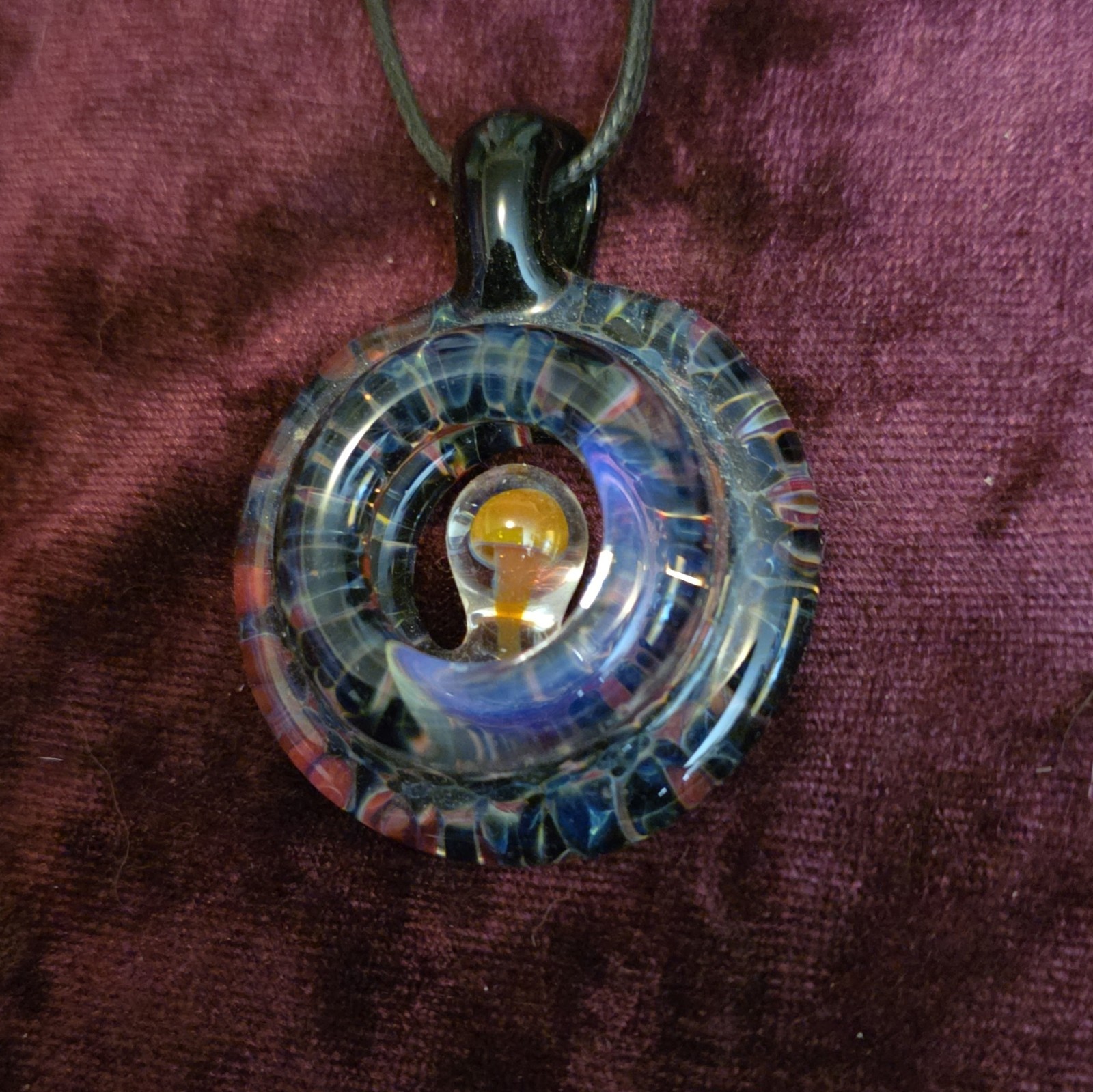 Mushroom Pendant – Handmade Glass