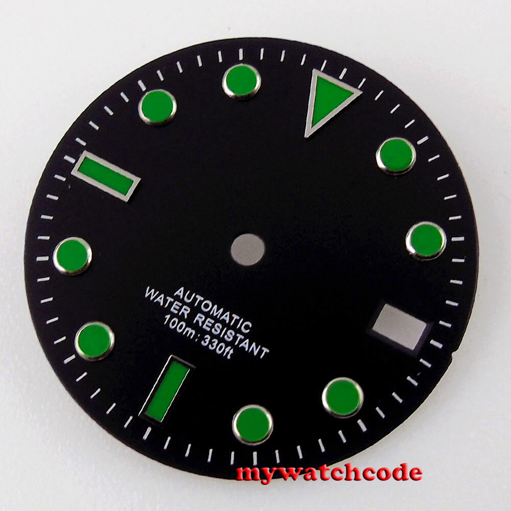 28.5mm black white Watch Dial for eta 2824 2836 8215 8205 NH35 ST1612 Movement