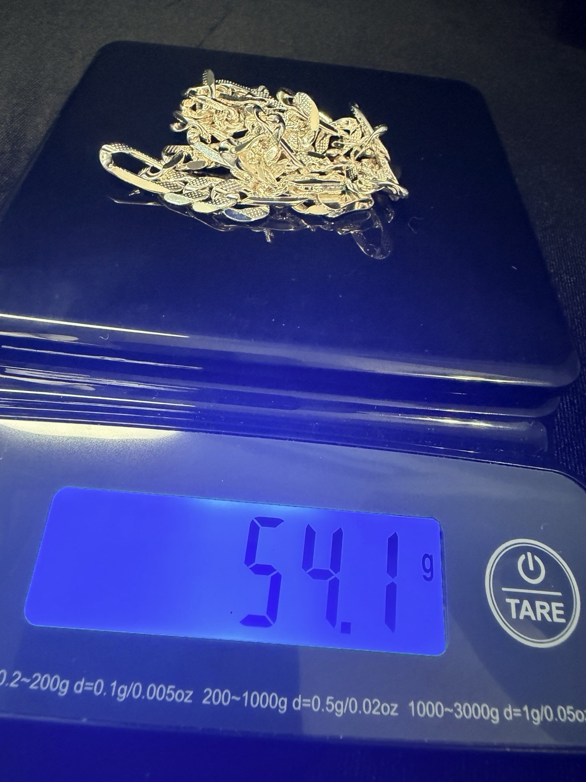 925 Silver Stamped Diamond Cut Figaro 20in 10MM 54.1g. BEAUTIFUL. BRAND NEW
