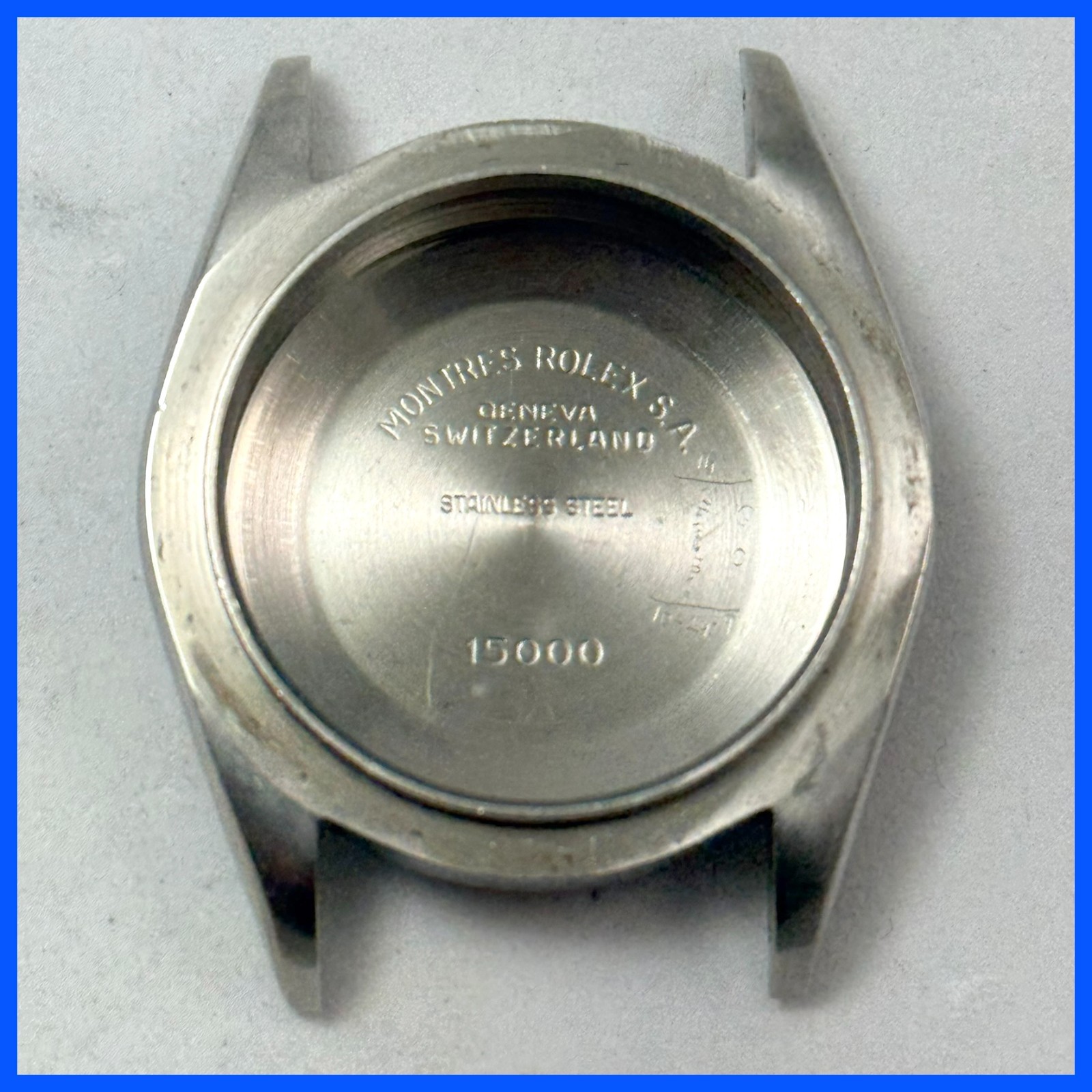 VINTAGE GENUINE ROLEX OYSTER DATE 15003 CASE 34MM QUICK SET FOR CAL 3035 # 787