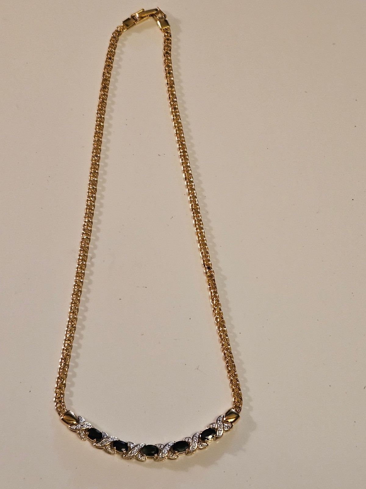 Tested Ruby on presidium necklace