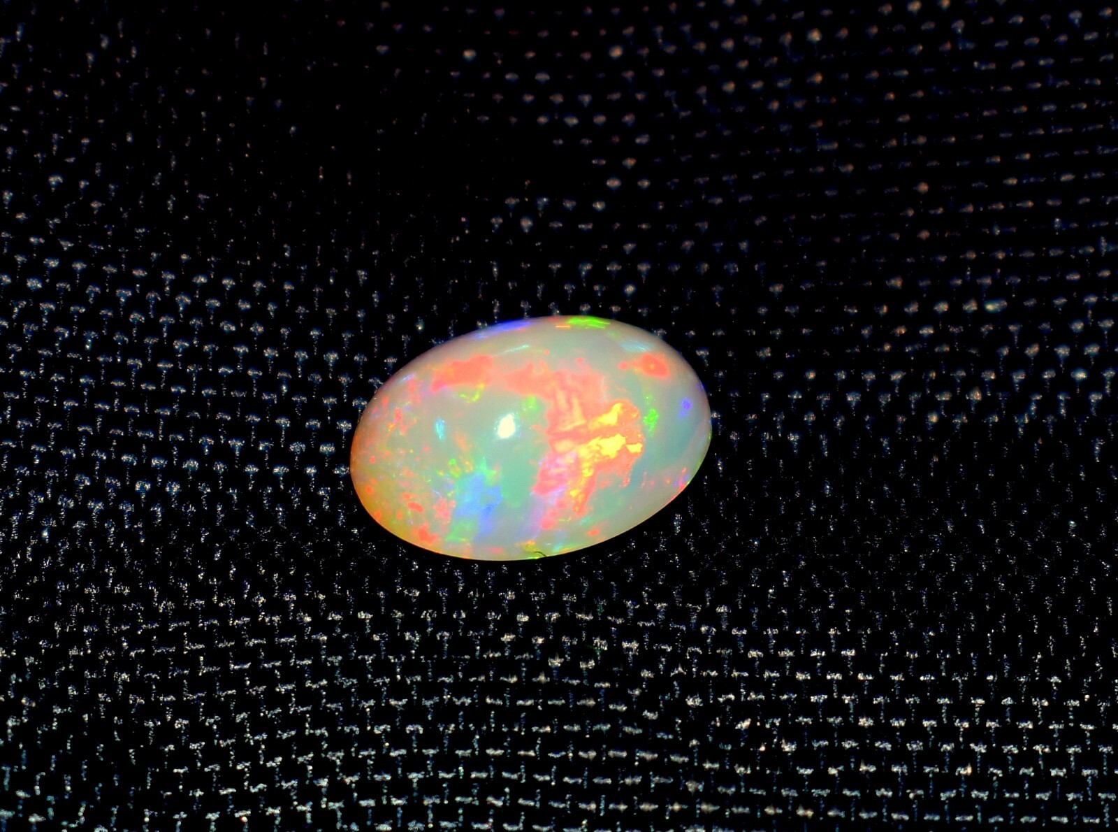 Ethiopian Opal Welo Fire Opal Cabochon 13×9.5×5.4 mm Loose Gemstone Gift F3372