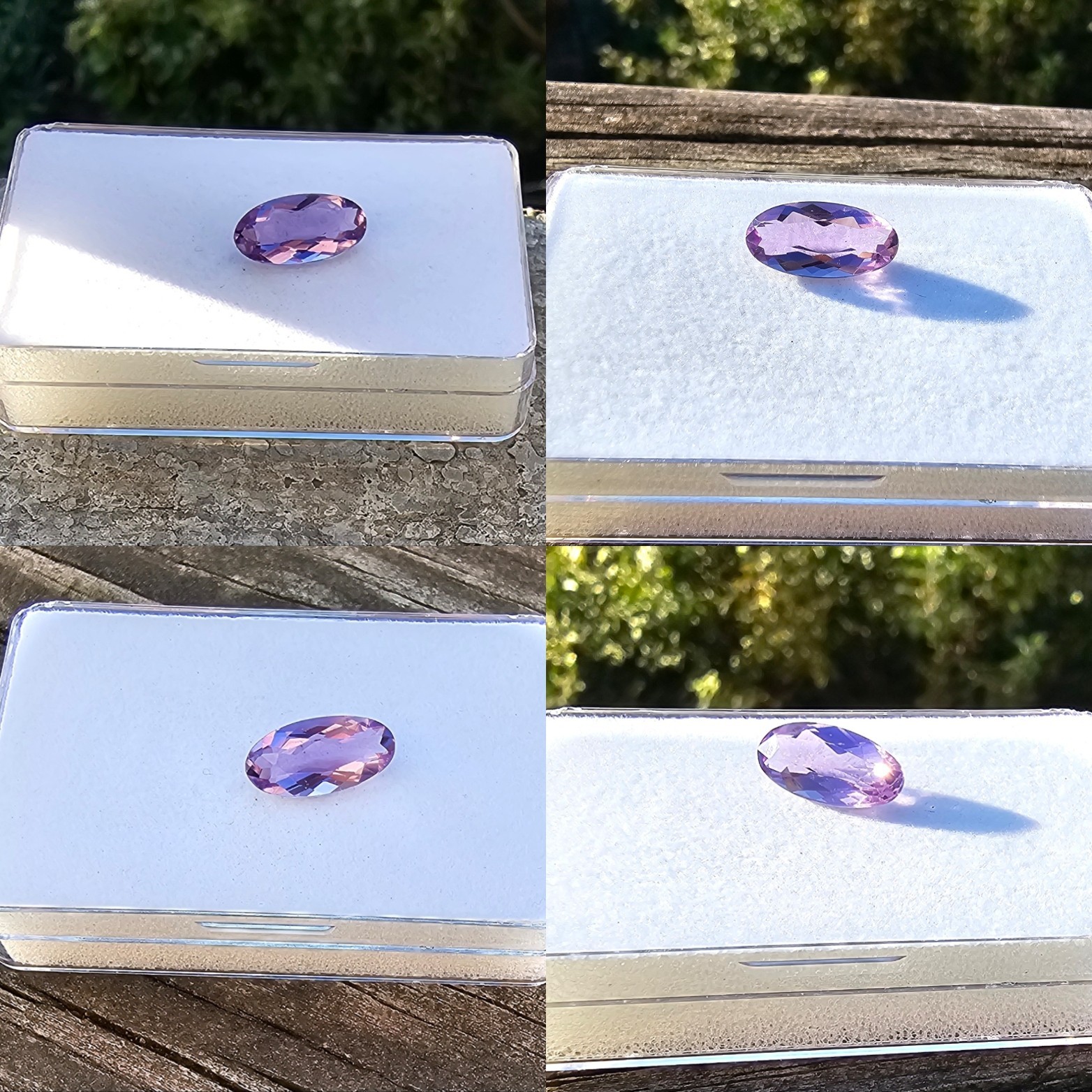 Amethyst 13.7mm x 6.8mm Oval Loose Stone