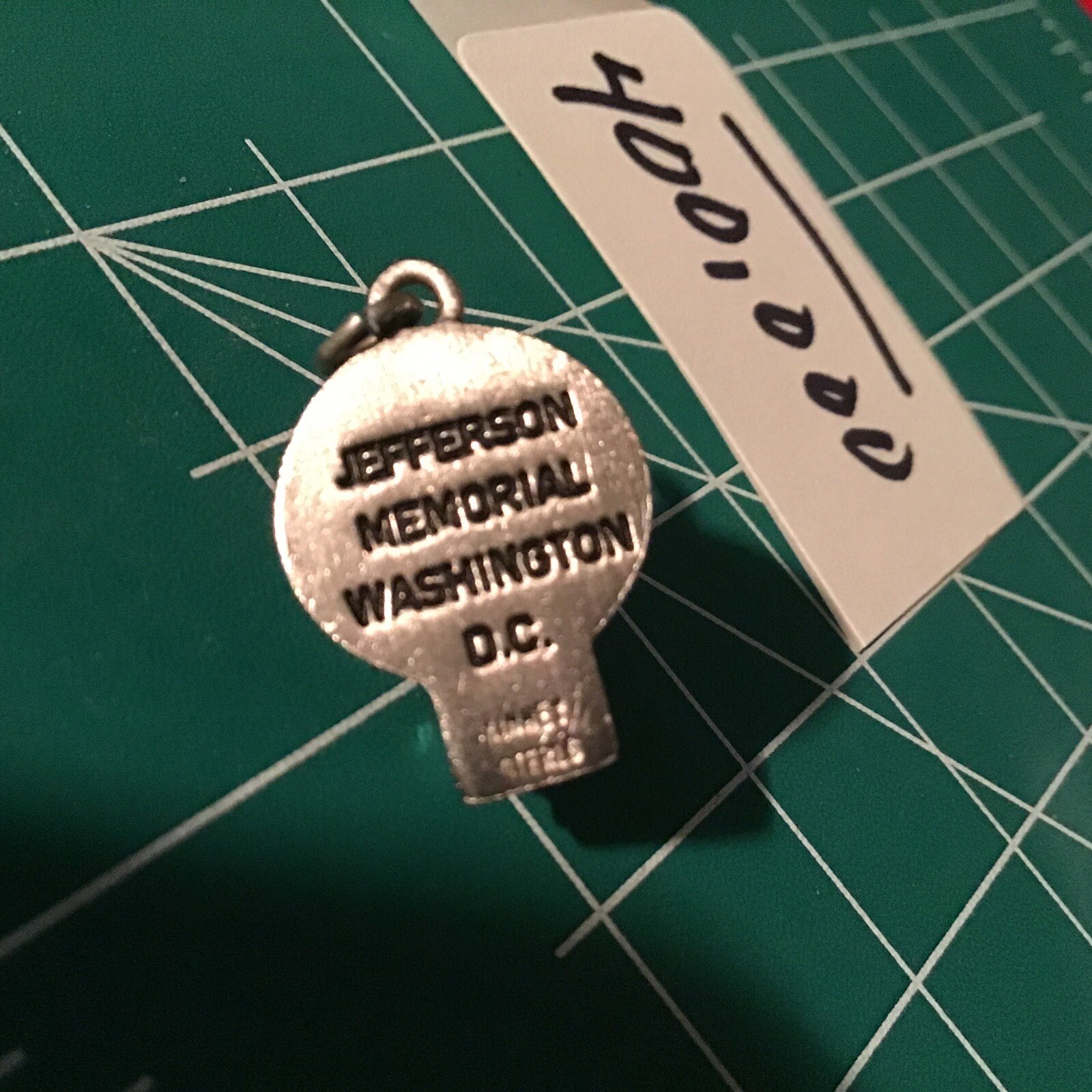 Vintage Jefferson Memorial Washington D.C. solid sterling charm Kinney