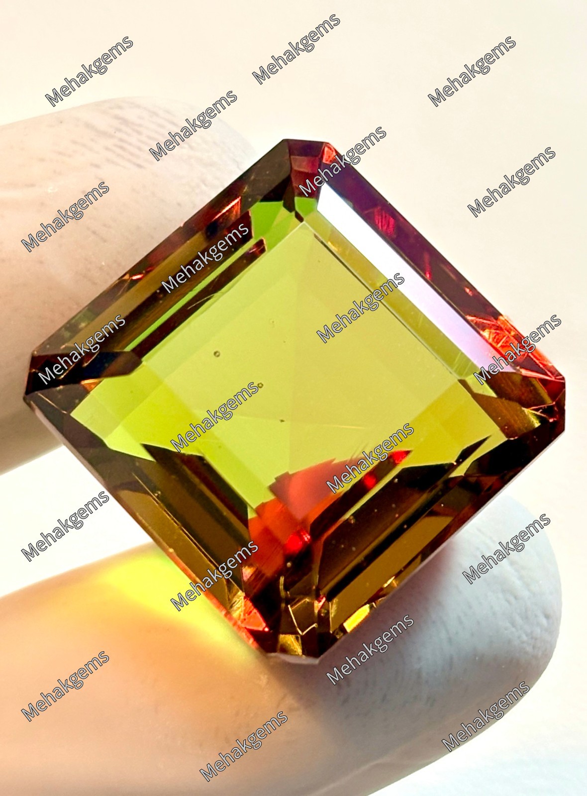 Certified Zultanite Color Changing Gemstone, Large Square Faceted Jewelry