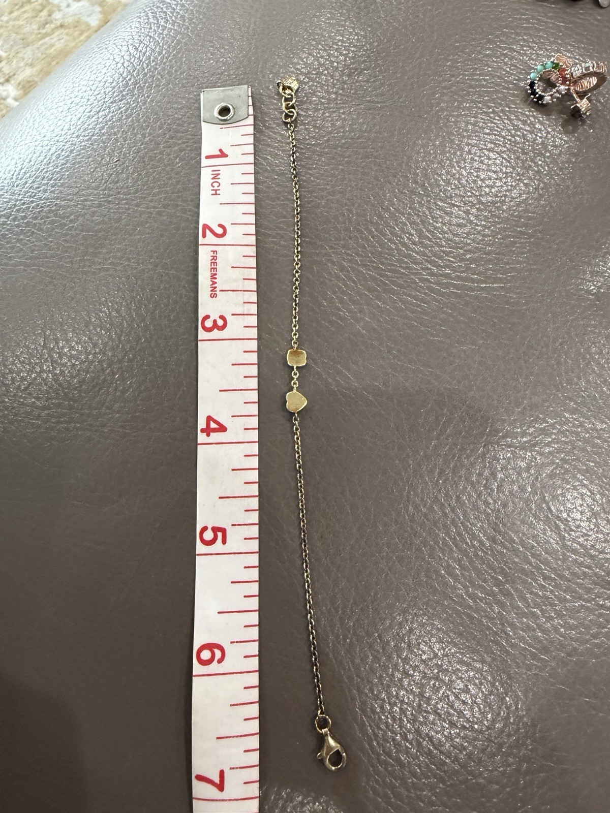 TOUS Sterling Silver Gold Vermeil Sweet Teddy Heart Bracelet