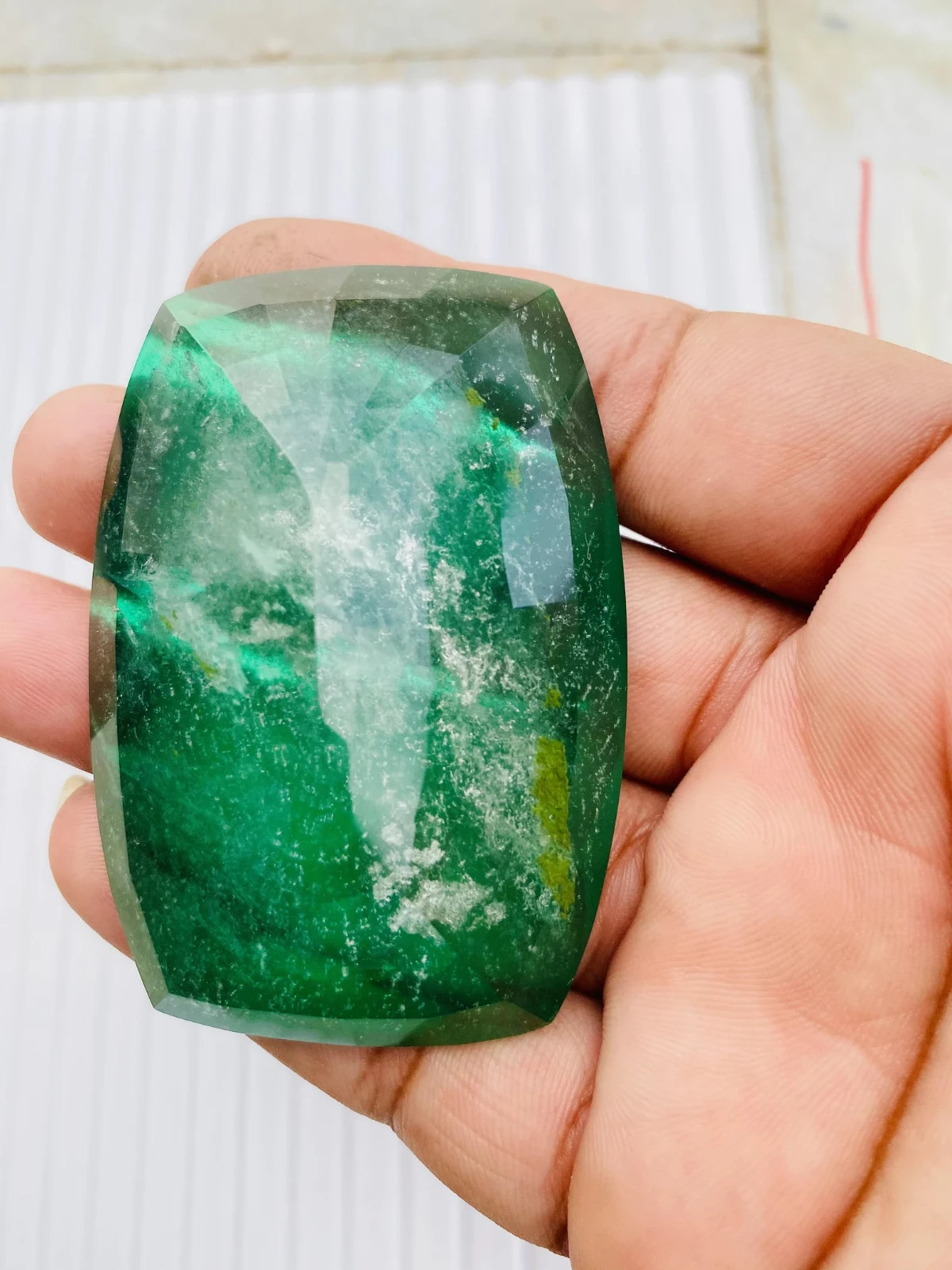 Untreated 149 Ct+ Natural Green Colombian Emerald Certified LT Loose Gemstone