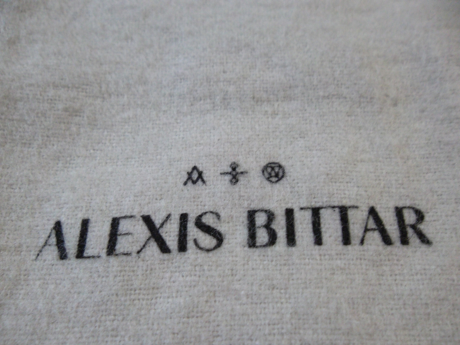 Lot of 12 Soft ALEXIS BITTAR Small Jewelry Pouch Drawstring Dust Bag 6″x3.5”