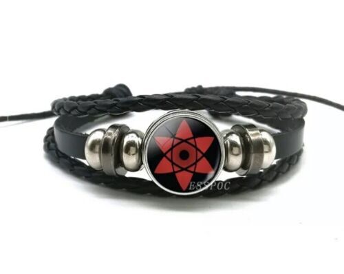 Naruto Anime Sharingan Bracelet Pick One Sasuke Kakashi Madara Obito Mangekyou