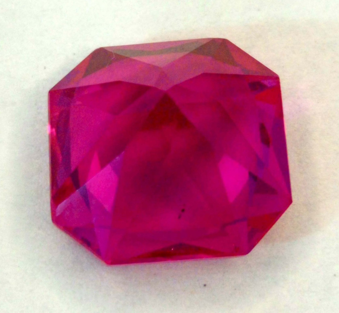 Natural Pink Sapphire 12-14 Ct Certified Asscher Cut Loose Gemstone RK271