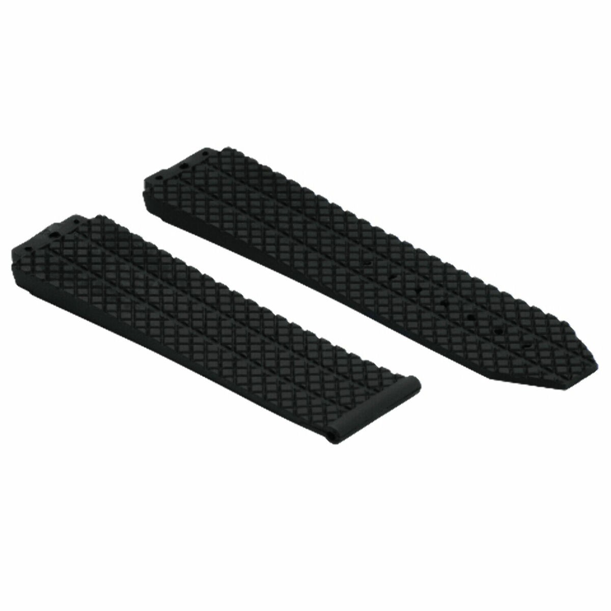 24-25MM RUBBER WATCH STRAP BAND FOR HUBLOT FUSION BIG BANG 44-44.5-45MM CERAMIC
