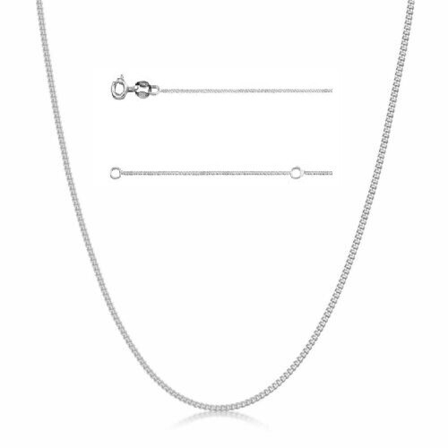 1 pc SOLID 925 Sterling Silver High Quality CRUB Chain Necklace for Pendants