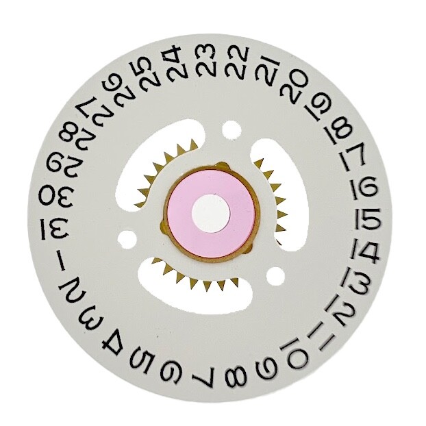 Date Disc fits ROLEX Movement 2135 68000 68240 68278 68623 69000 White 21.0mm
