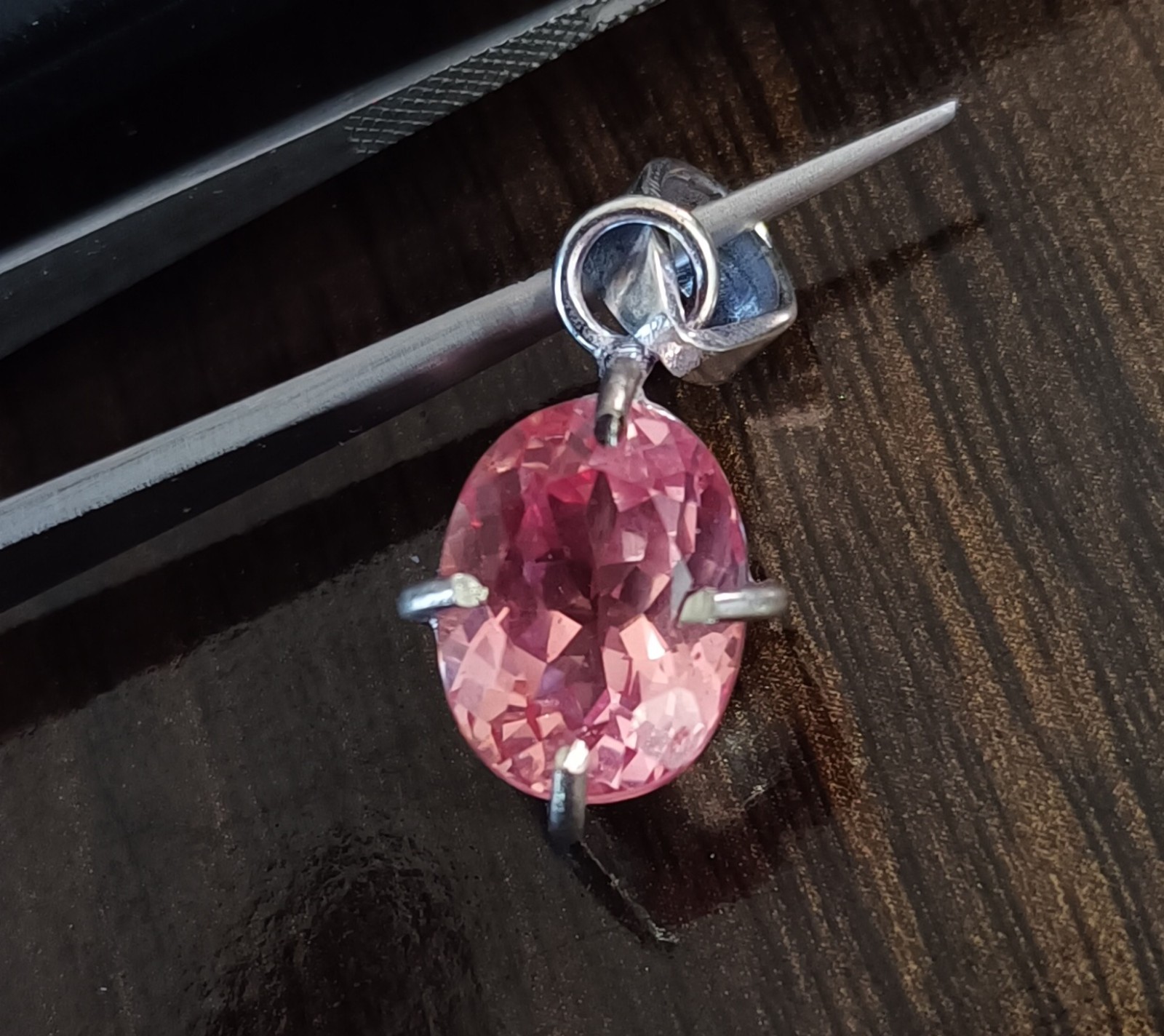 21.25 Ct Natural Pink Morganite Pendant in 925 Silver – Trending Certified Gem