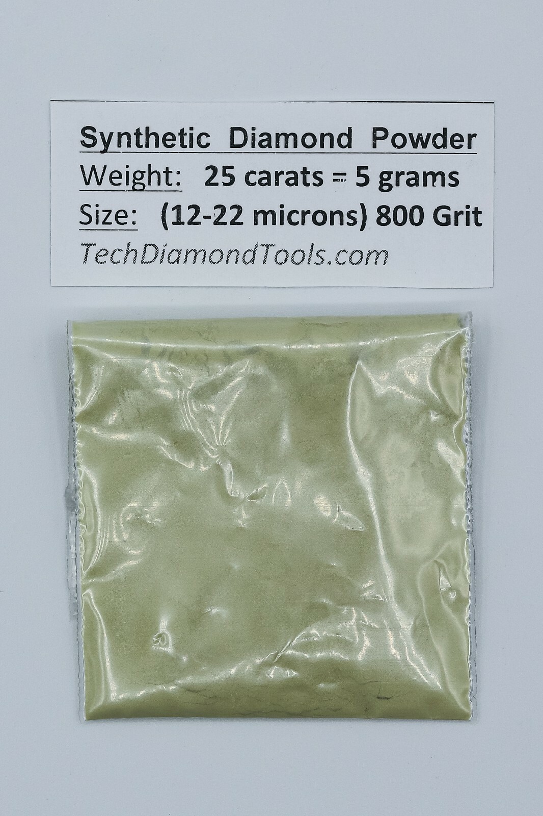 Polishing Lapping Diamond Powder 200.000 to 400 Grit Mesh Weight 25 Carat 5 Gram