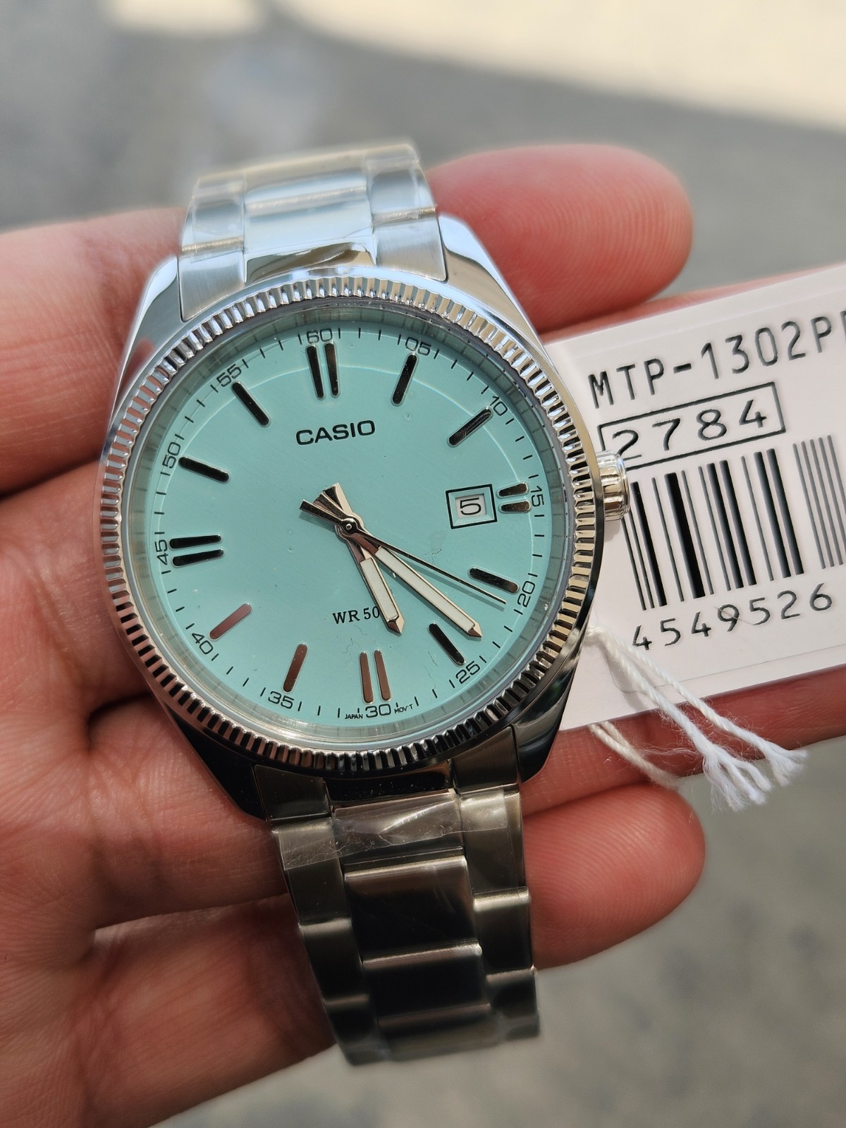 “Casio MTP-1302PD TIFF Blue Dial – Classic Men’s Stainless Steel LIMITED STOCK