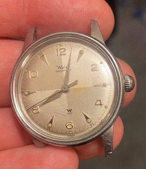 Vintage Men’s WYLER INCAFLEX WRIST WATCH (RUNNING-BROKEN LUG)