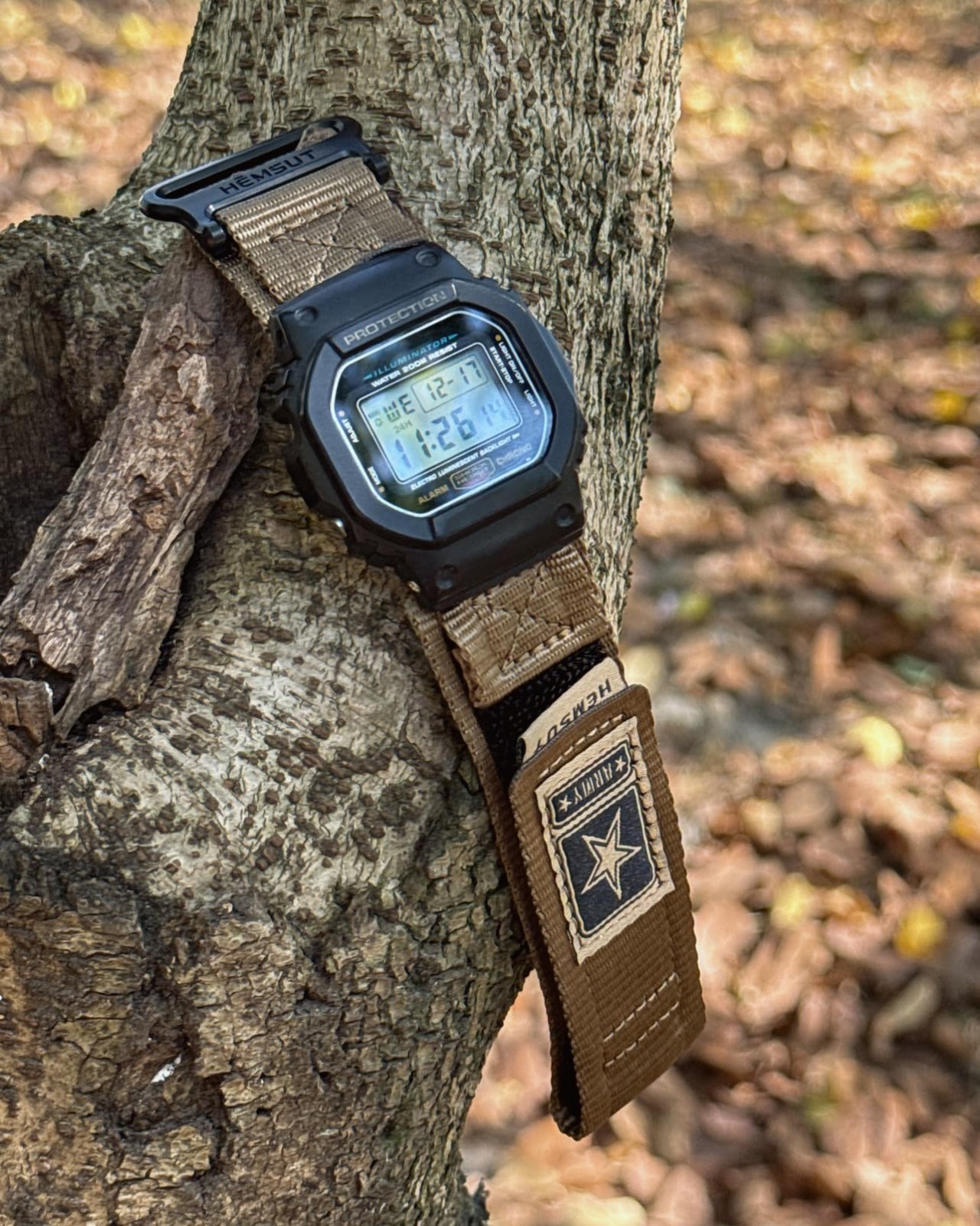 16mm Quick Release Nylon Watch Band for G-Shock GD/DW/GW/GA Series – Rugged Mili