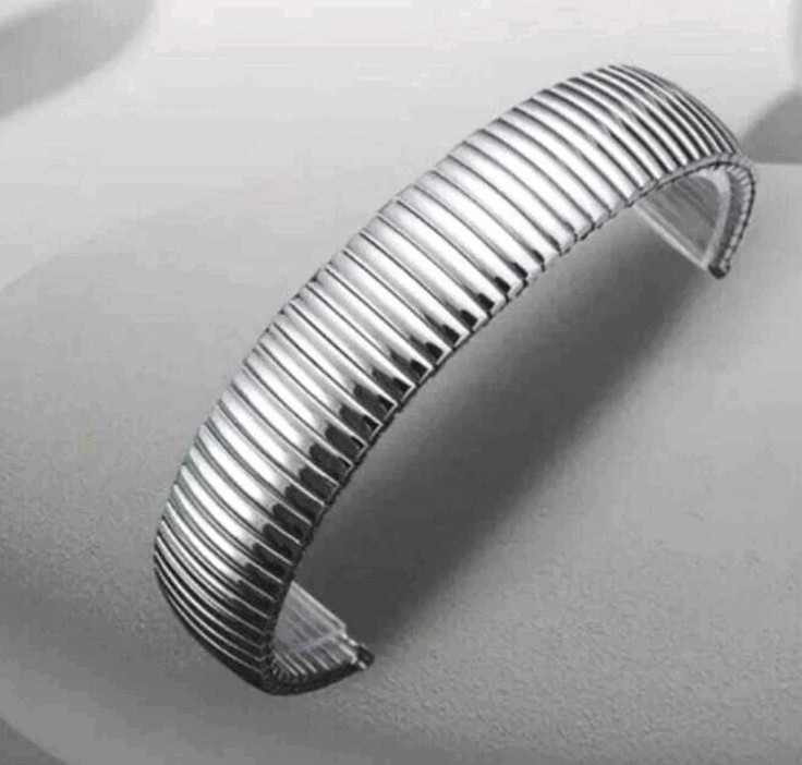 One-Piece Stainless steel Expander stretch metal watch Strap 12/14/16/18/20/22mm