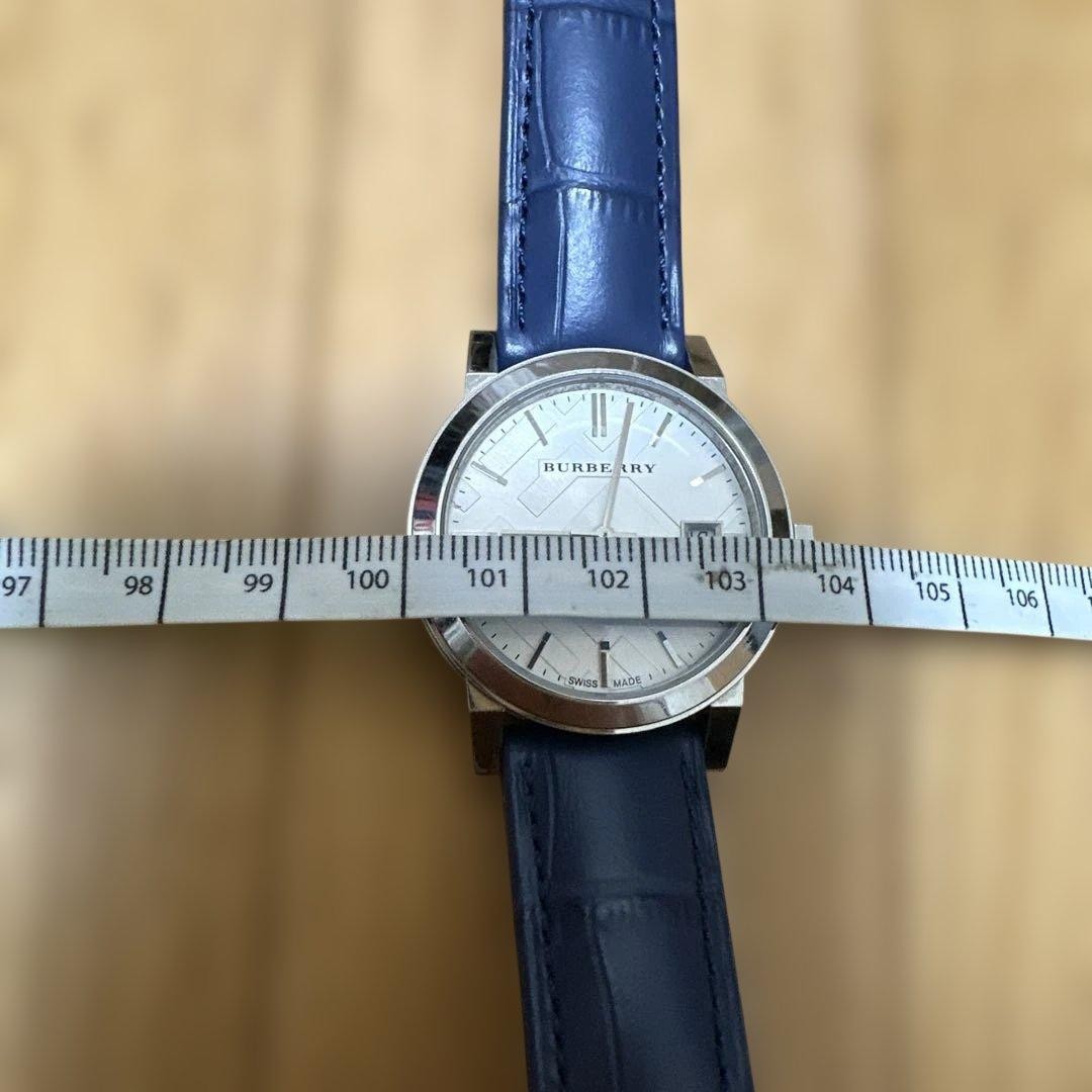 Burberry BU9129 Watch 34mm Leather Strap Box Included Manual