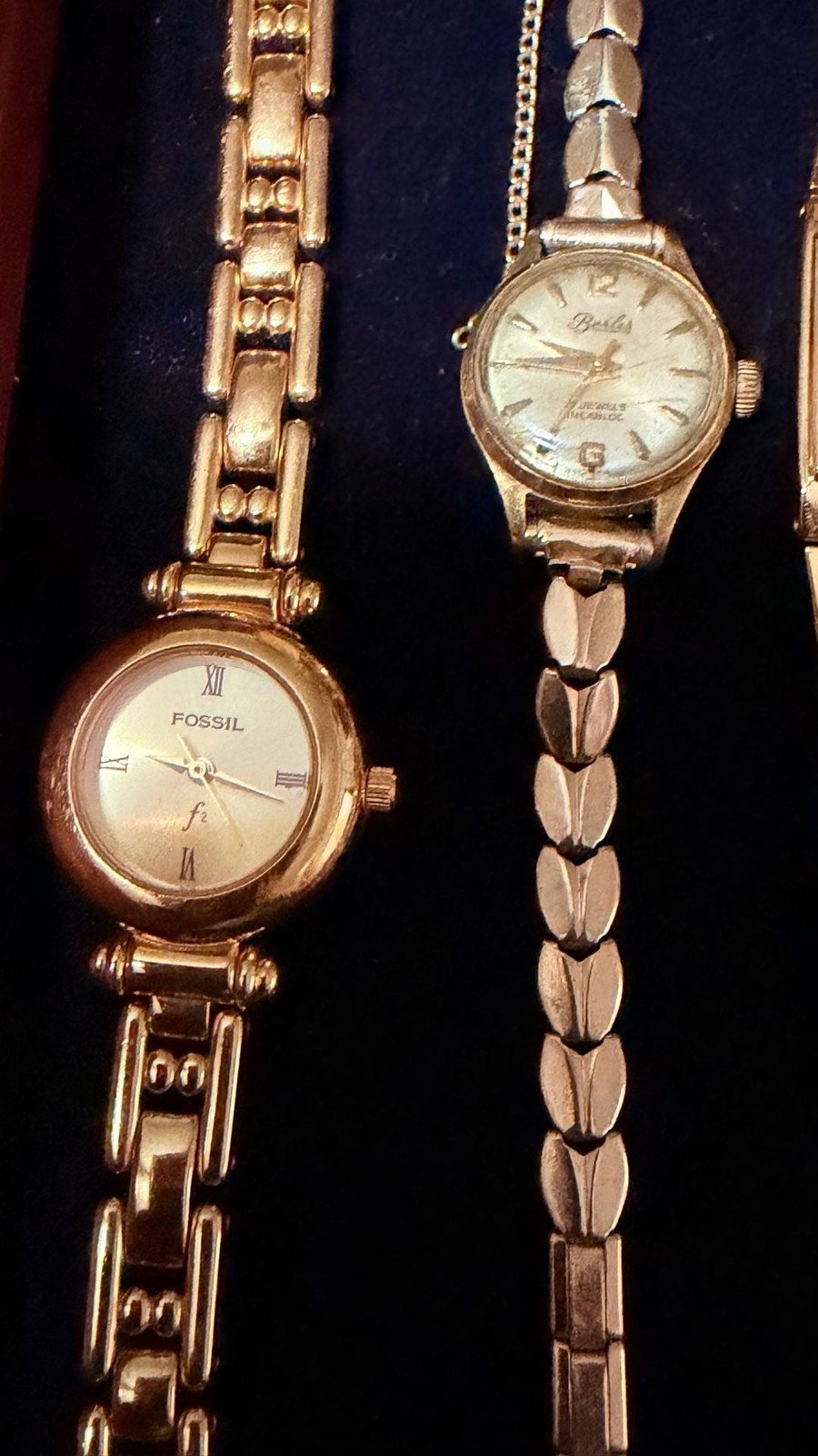 Collection of 8 Vintage Women’s Gold-Tone Quartz Fashion Wristwatches