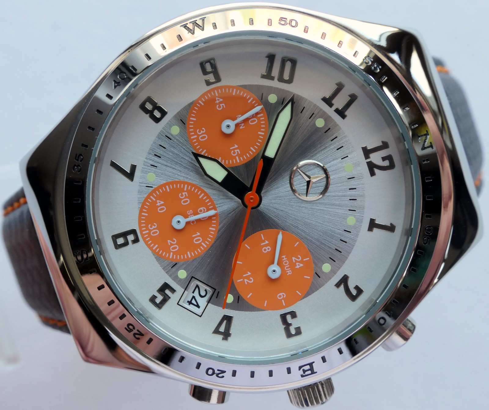 Mercedes Benz AMG Motorsport Racing Car Accessory Sport Design Chronograph Watch