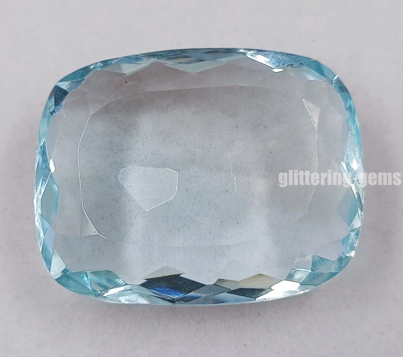 Blue Tourmaline IGL Certified 111.5 Ct Natural Loose Gemstone Cushion Shape D25