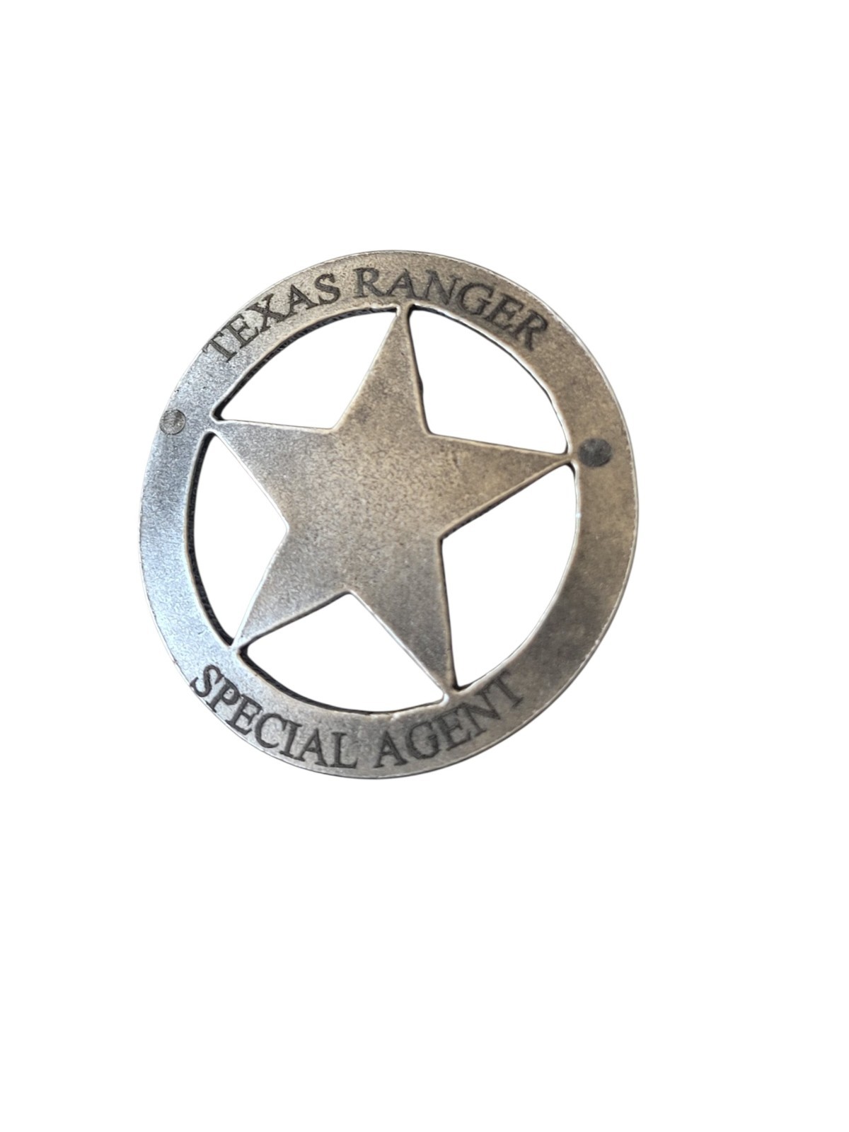 Replica Texas Ranger Special Agent Badge Silver Finish 1.75″ Western Badge