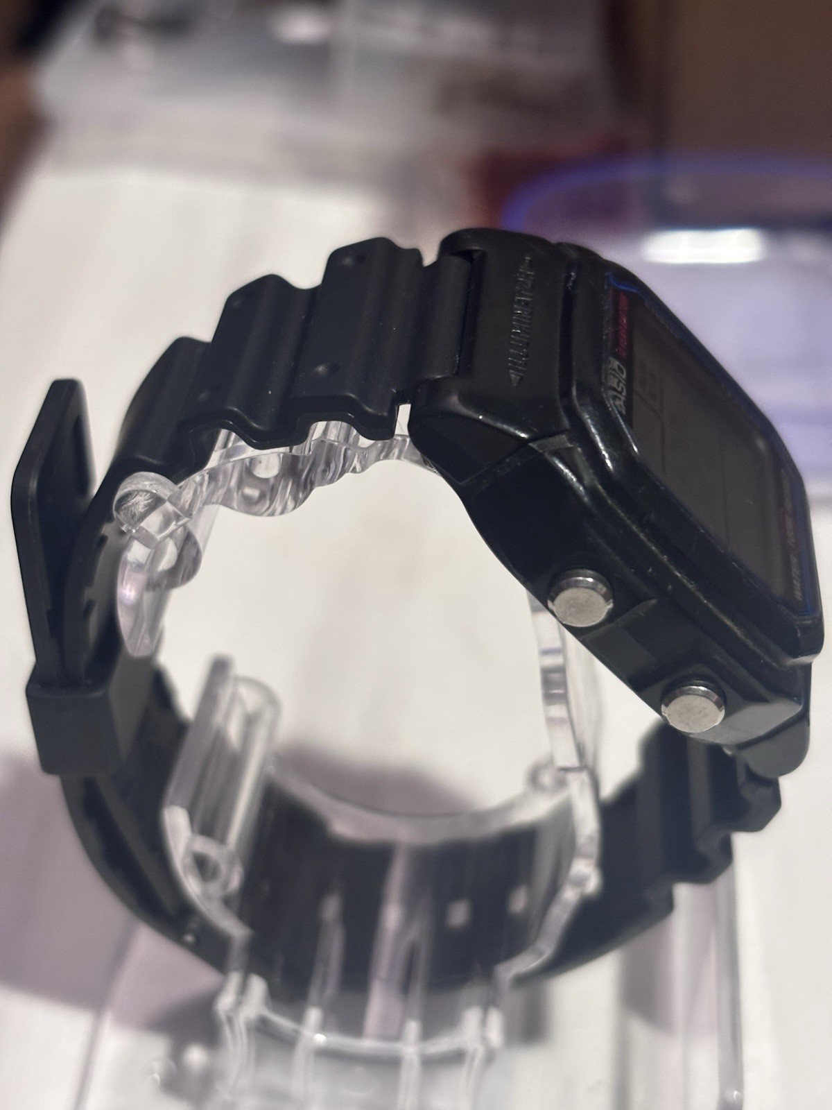 Casio (3240) W-300H Digital Quartz 100m Black Resin Strap Alarm Stopwatch Watch