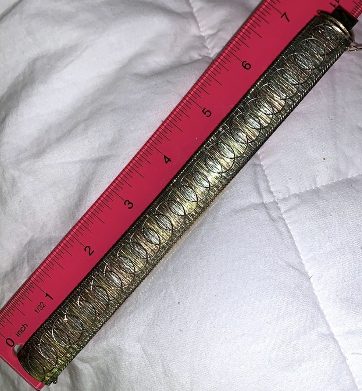Milor of Italy Tri (Yellow & Rose Gold) Vermeil Sterling Silver Bracelet Sz 7.50