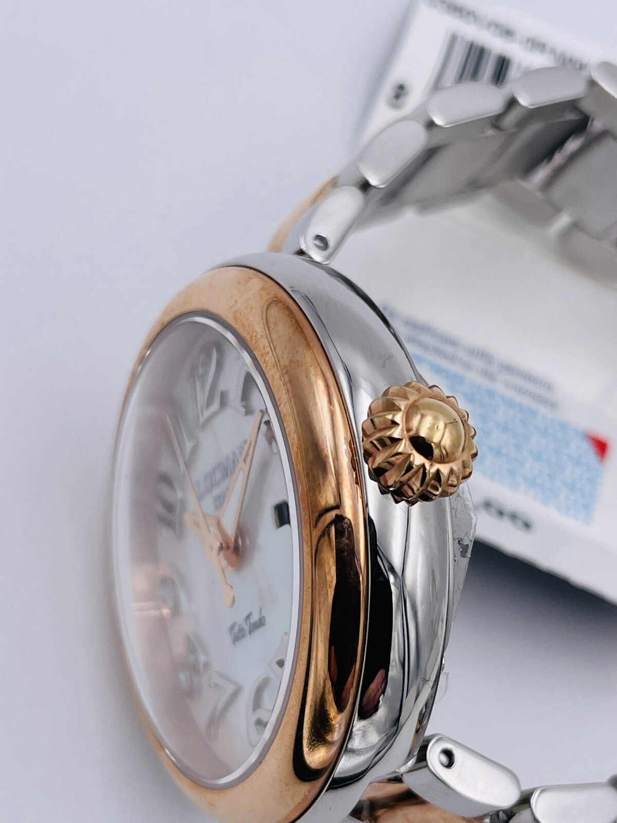 Locman Tutto Tondo Lady Watch 32mm Stainless Steel/Gold 36AOW/660 New