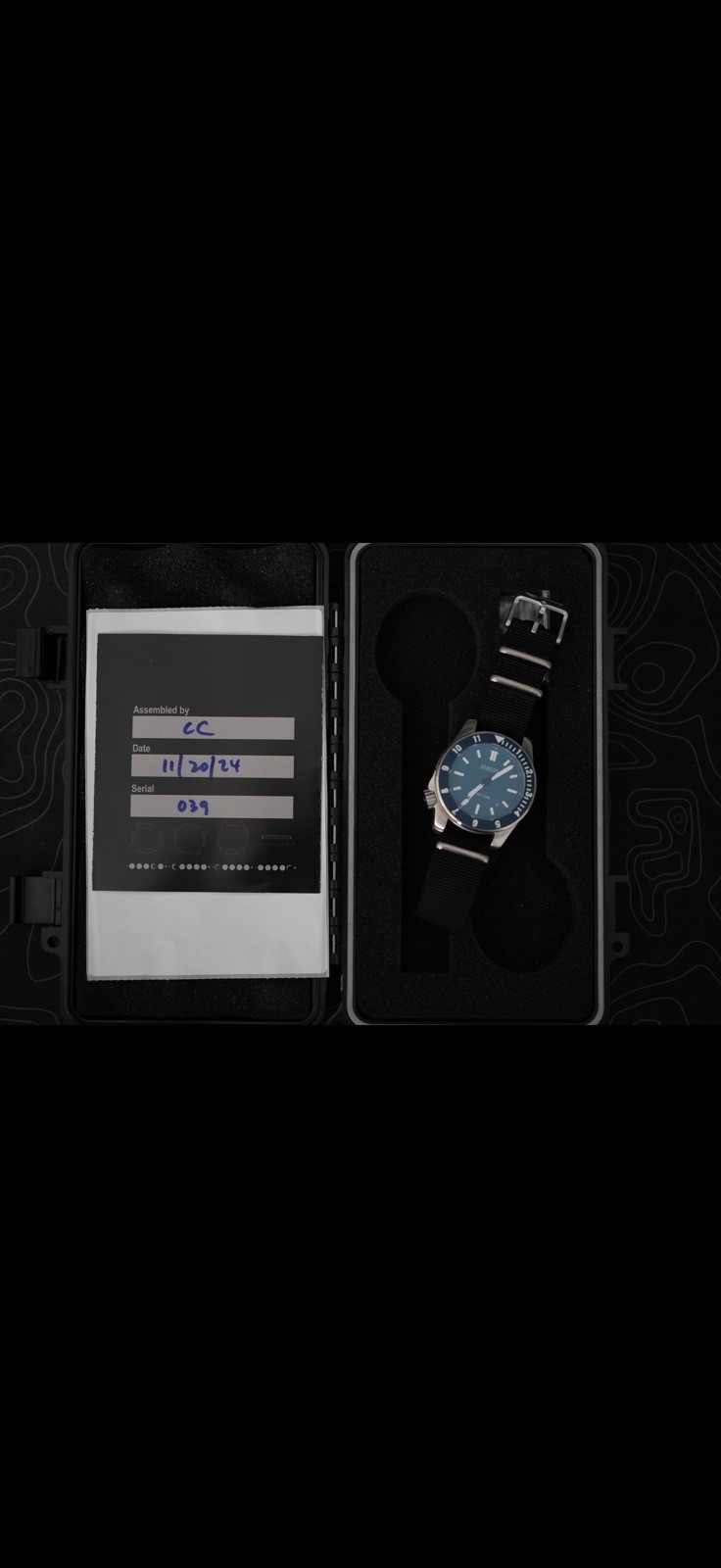 Sangin Instruments Atlas LEO Special Edition Blue Automatic Watch