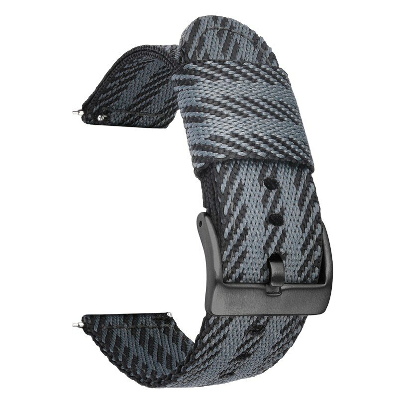 Weave Nylon Watch Strap 20mm 22mm 18 24mm Watch Bands Stripes Wristband Bracelet