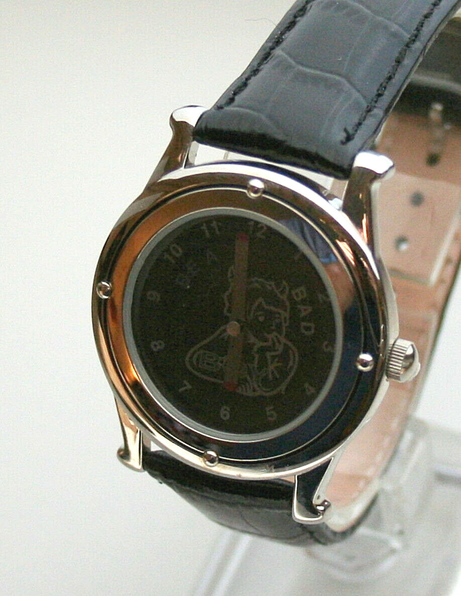 Rare Boy London Changing Dial Good / Bad Devil LCD Watch New NOS 1990s
