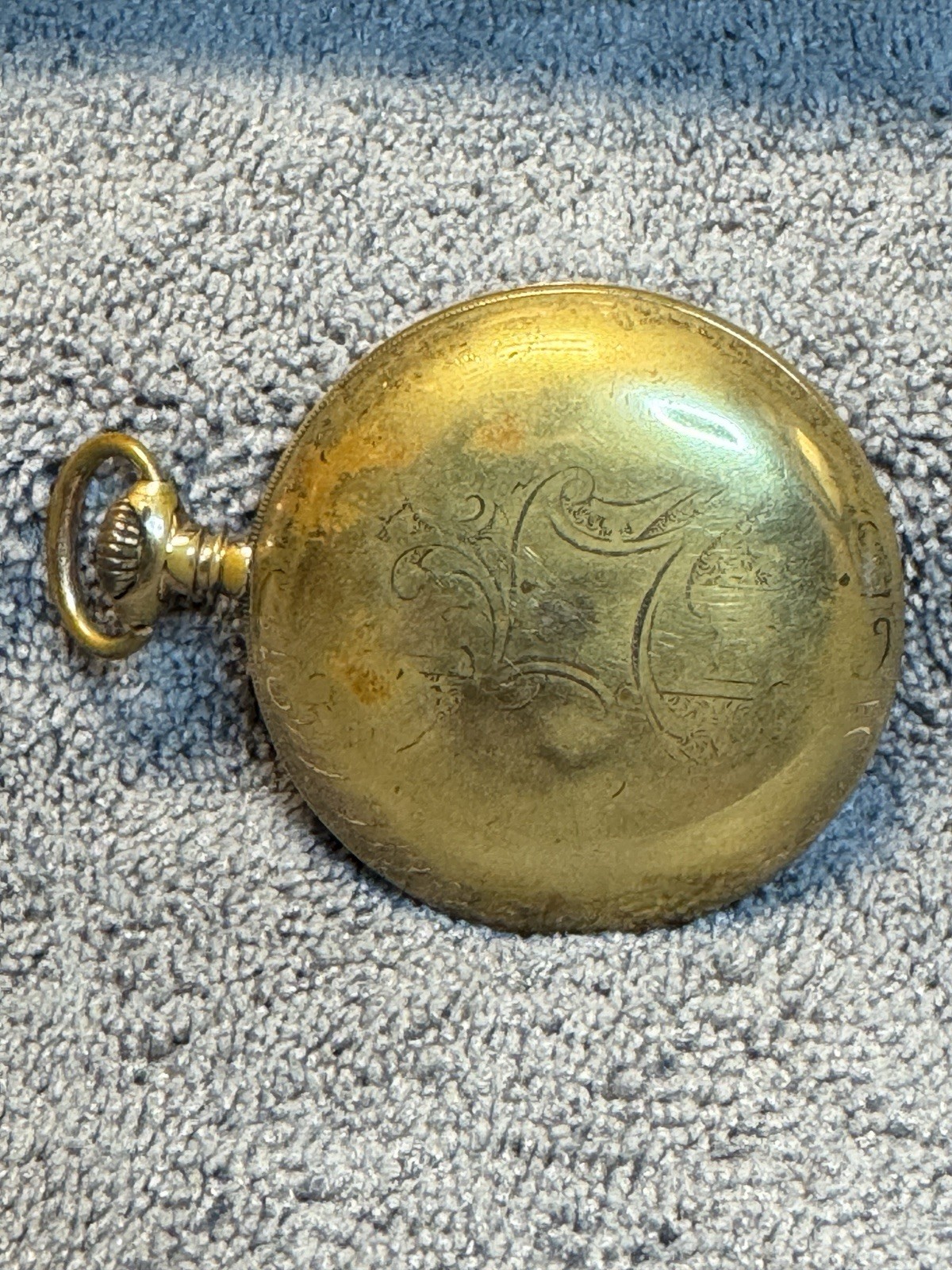 Vintage American Waltham 1883 Watch Co Pocketwatch Running But Untested