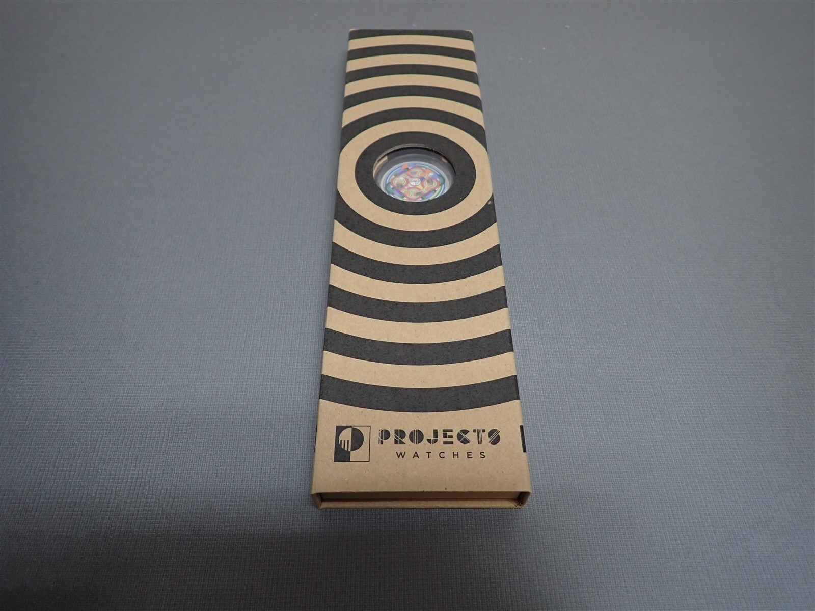 NEW Projects Watches PJT-7575 Ode To Delaunay Color 40mm Black Leather Band