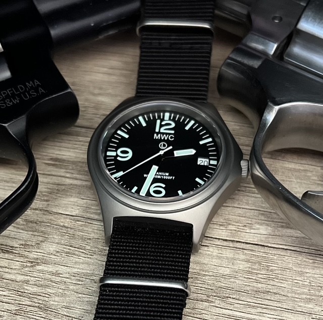 MWC Ltd Edition Titanium Military Watch, 300m Water Resistant & Sapphire Crystal