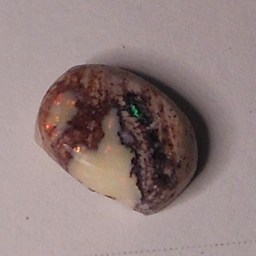 4.60ct Mexican Fire Opal 12.3 x 9.9 x 5mm Oval cabochon