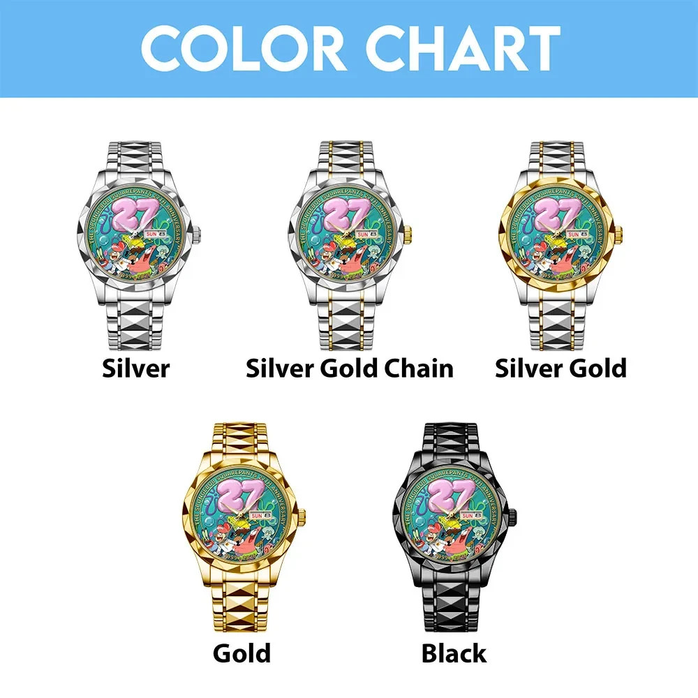 SpongeBob SquarePants Alloy Luxury Quartz Watch