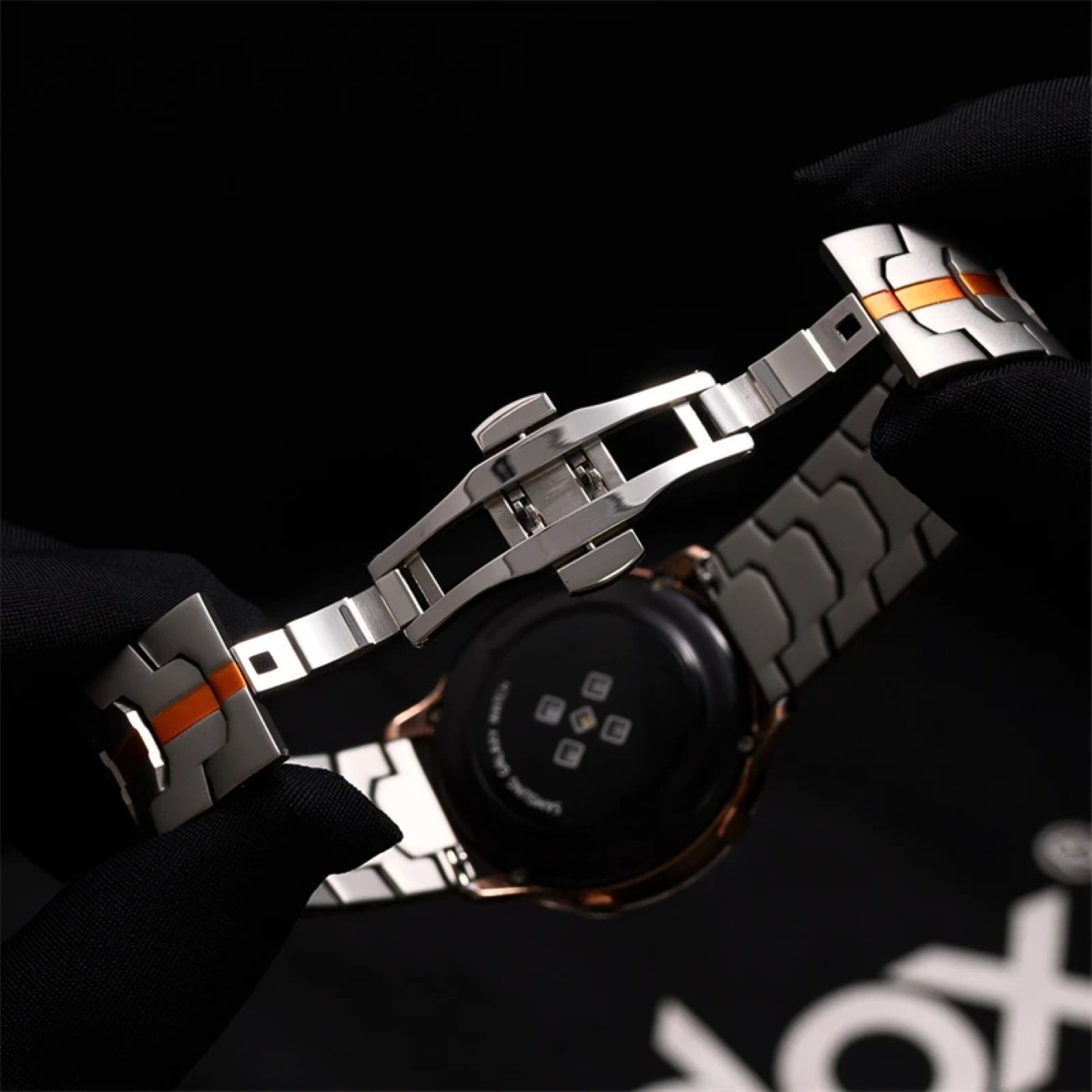 22mm Titanium Color Strap Stainless Steel Band For Watch 5/4/3 GT6 Pro GT5 46mm