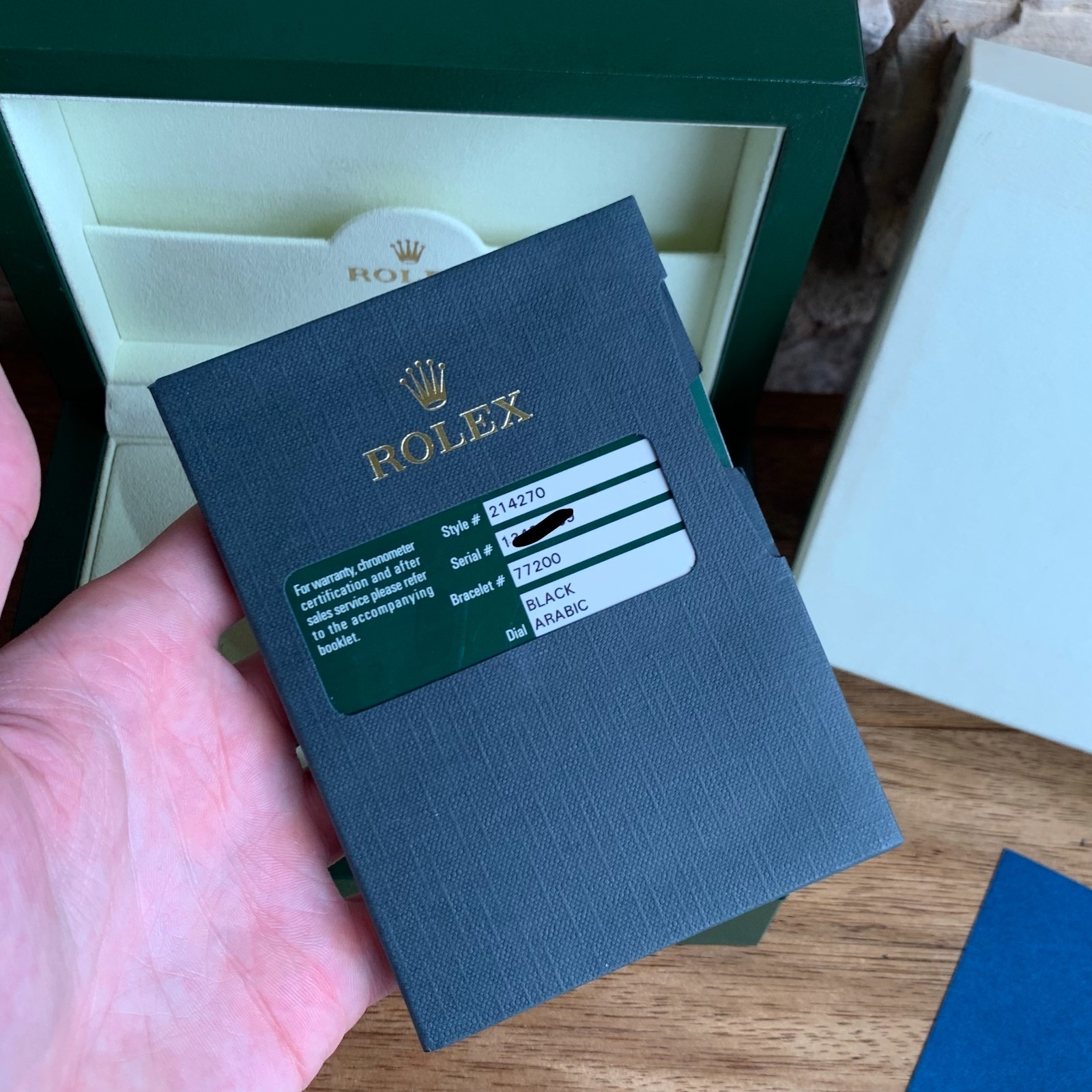 Rolex Explorer Ref. 214270 Automatic Oyster Perpetual Steel Watch – Box & Papers